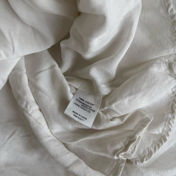 Princess Polly Mya White Maxi Skirt Womens Size 6 Cottage Boho Festival Stretchy - Picture 6 of 11